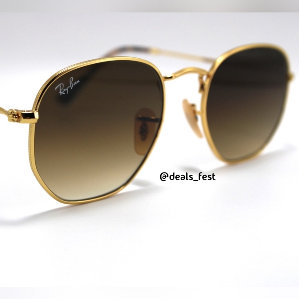 Model Display Rayban Hexagonal Rb3548n Gradient B… - image 4